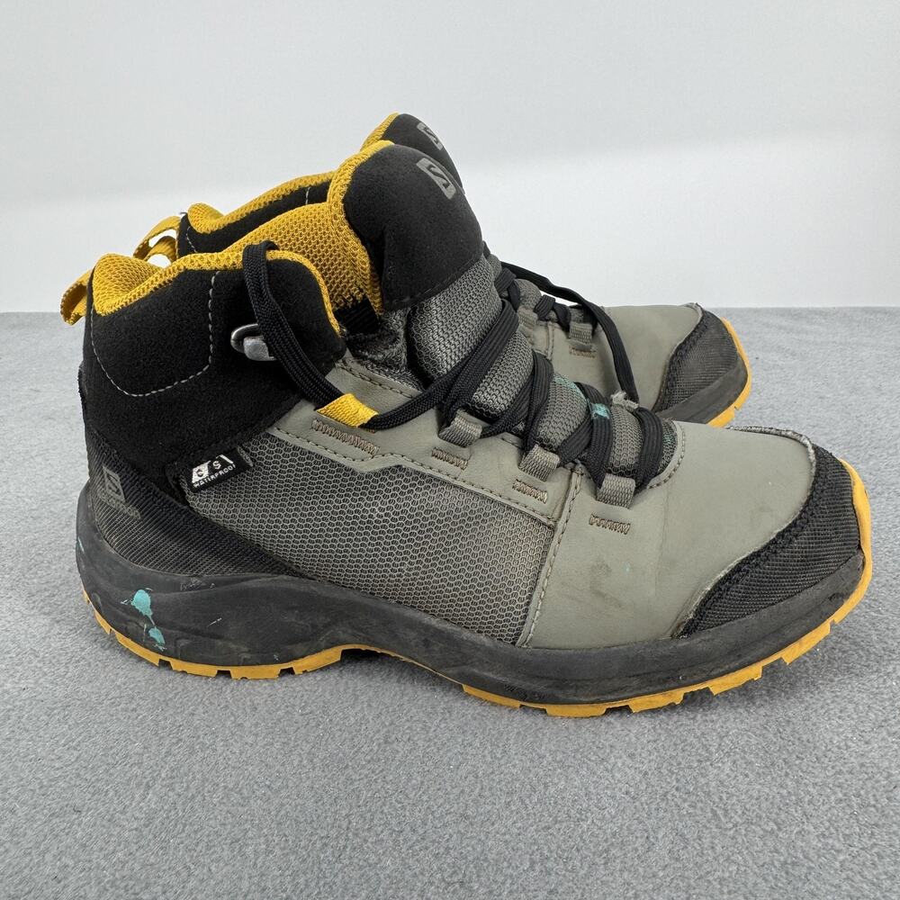 Salomon Outward CSWP Mid Hiking Boots Youth US 2 EU 34 Waterproof